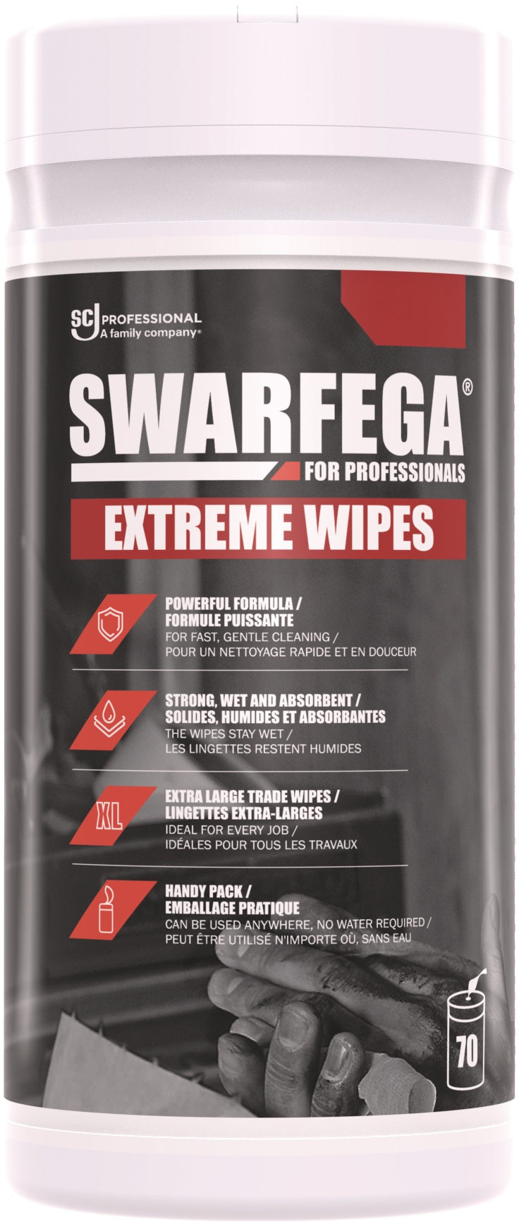 Swarfega Extreme Wipes Handreinigungstücher 150 St – ohne Wasser, silikonfrei