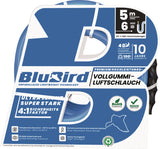 RIEGLER Werkstattschlauch-Set BluBird, 6 mm Innendurchmesser, 12 mm Außendurchmesser, 5 m, Messingkupplung