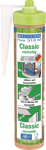 WEICON Flex 310 M® Classic Kleb- und Dichtstoff weiß 310 ml – 12 Stück