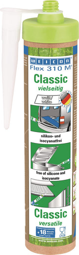 WEICON Flex 310 M® Classic Kleb- und Dichtstoff weiß 310 ml – 12 Stück