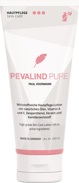 PEVALIND PURE Hautpflege-Lotion 100 ml von PAUL VOORMANN – pH-hautneutral, silikonfrei, parfümfrei