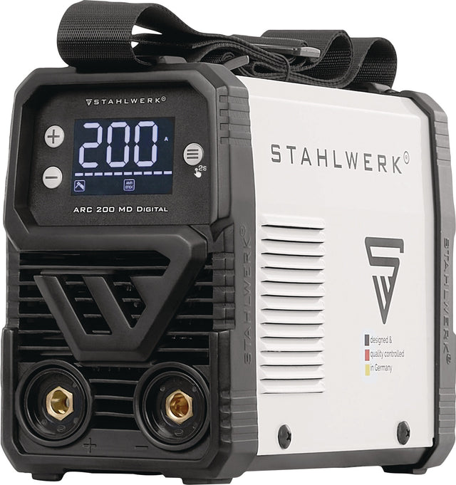 STAHLWERK Elektrodenschweißgerät ARC 200 MD Digital 10-200 A mit Zubehör