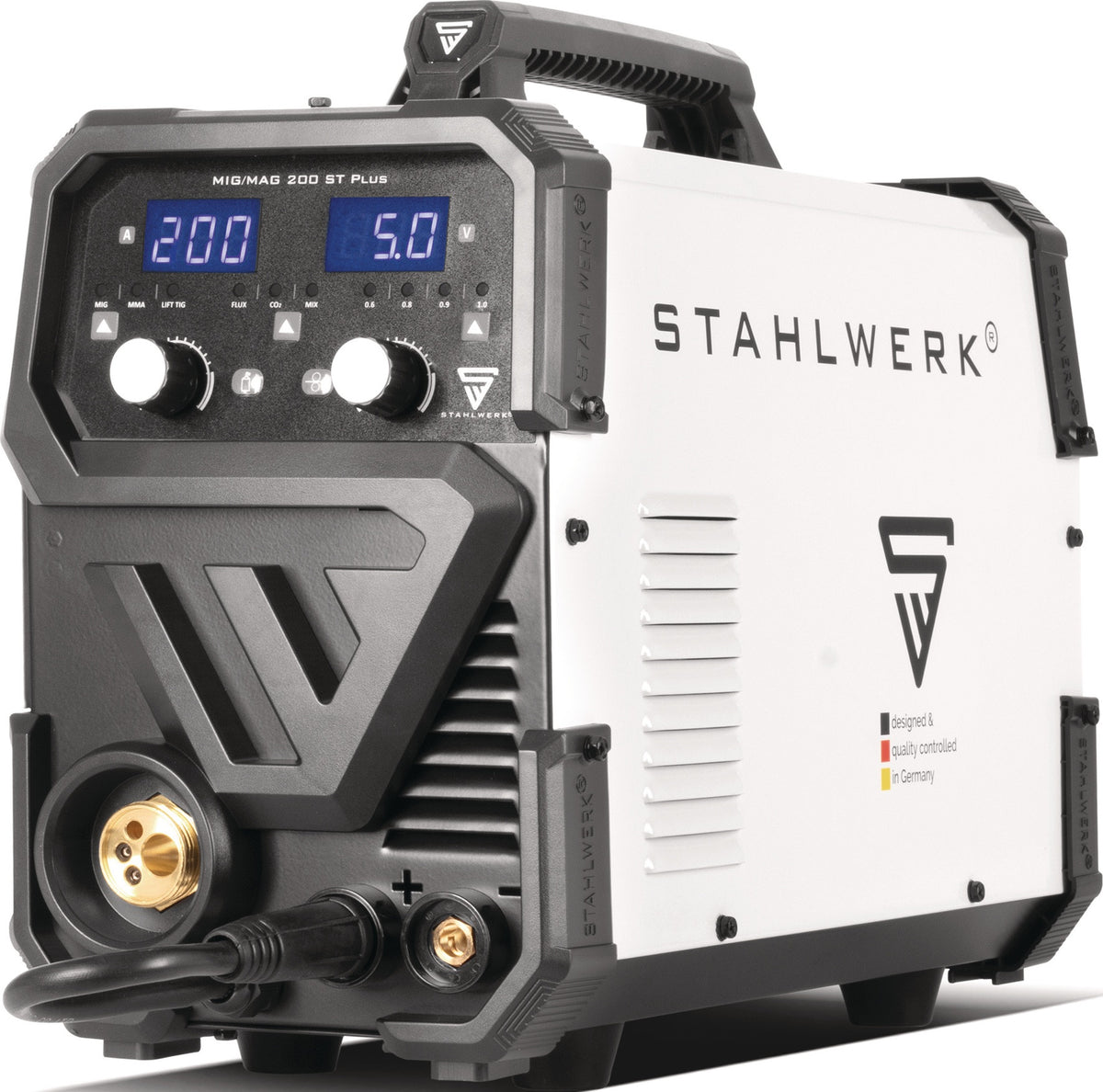 STAHLWERK MIG MAG 200 ST Plus MIG/MAG-Schweißanlage 200 A mit Zubehör