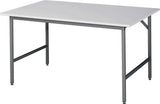 RAU Arbeitstisch Jerry 1500x800 mm Melamin-Arbeitsplatte höhenverstellbar anthrazitgrau