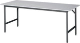 RAU Arbeitstisch Jerry 1500x800 mm Melamin-Arbeitsplatte höhenverstellbar anthrazitgrau
