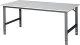 RAU Werktisch Tom 1500 mm Melaminplatte höhenverstellbar 500 kg anthrazitgrau