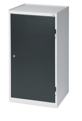 STUMPF Werkzeug-/Beistellschrank 1000x500x500 mm – 1 Schublade, 2 Böden, lichtgrau/anthrazitgrau
