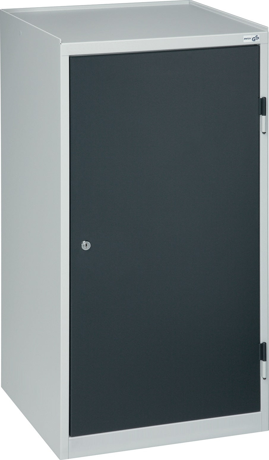 STUMPF Werkzeug-/Beistellschrank 1000x500x500 mm – 1 Schublade, 2 Böden, lichtgrau/anthrazitgrau