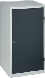 STUMPF Werkzeug-/Beistellschrank 1000x500x500 mm – 1 Schublade, 2 Böden, lichtgrau/anthrazitgrau