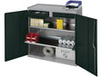 STUMPF Werkzeug-/Beistellschrank 1000x1000x500 mm mit 2 Schubladen und 2 Böden, lichtgrau/anthrazitgrau