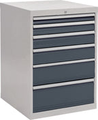 1 x 75, 1 x 100, 1 x 125, 1 x 150, 1 x 200, 1 x 250 mm / anthrazitgrau, RAL 7016 / 705 mm
