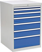 1 x 50, 1 x 75, 1 x 100, 1 x 125, 2 x 150, 1 x 250 mm / signalblau, RAL 5005 / 705 mm