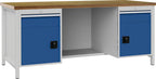 2 x 150 mm / signalblau, RAL 5005 / 2000 mm