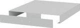 Hubwagensockel RAL 7035 BEDRUNKA+HIRTH – Stahl, 112x705x736 mm, für Schubladenschränke