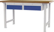 Bedrunka & Hirth Werkbank 1500 mm Buche-Multiplex höhenverstellbar 2 Schubladen