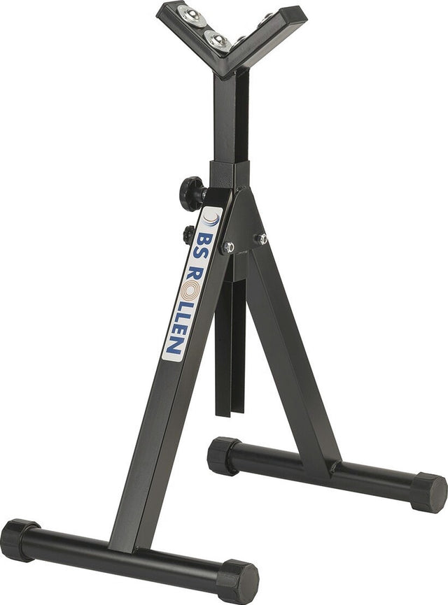 BS Rollen Materialstütze mit 4 Kugelrollen Ø 25 mm, Höhe 715–1060 mm, Tragfähigkeit 100–200 kg