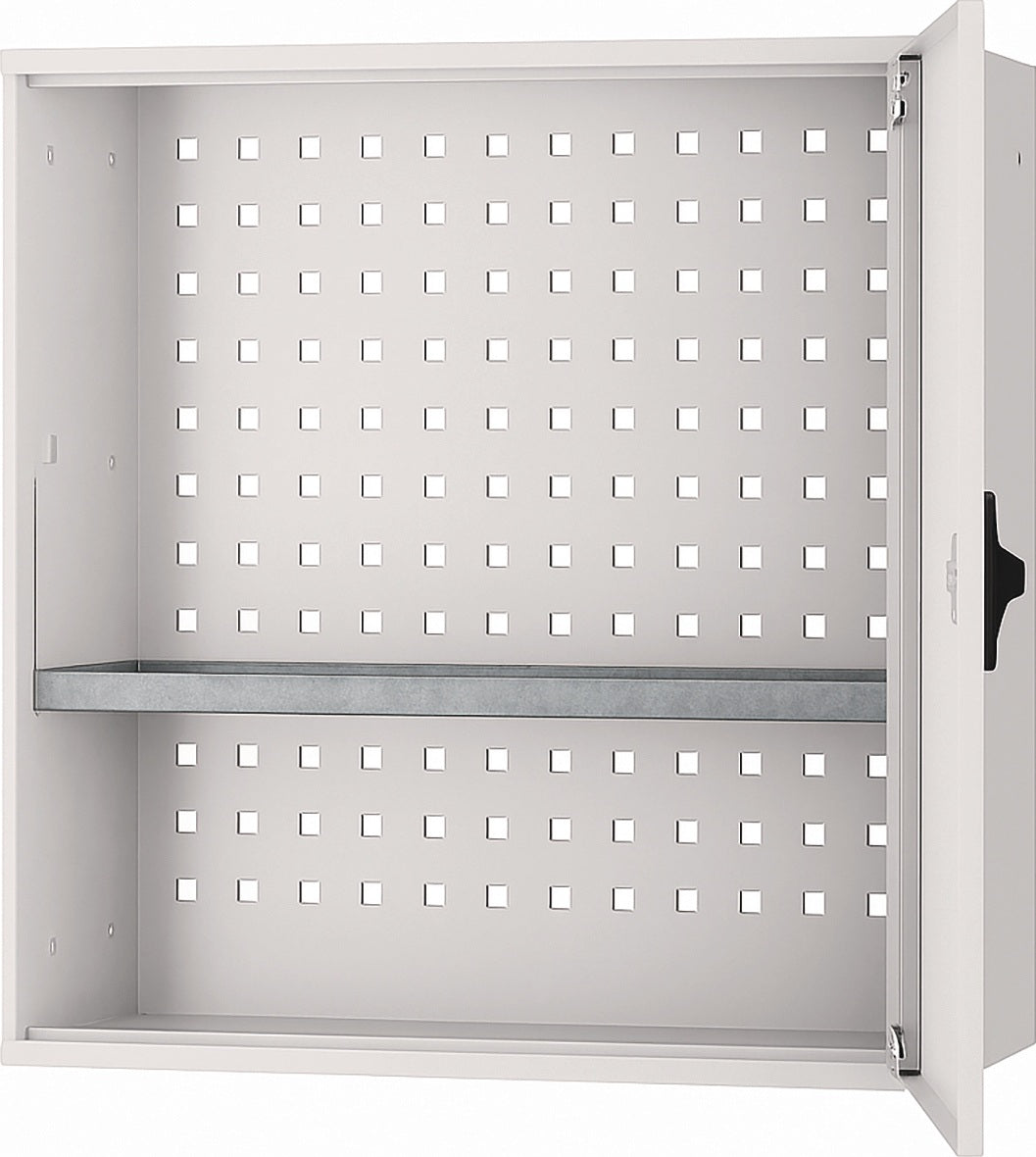 BEDRUNKA+HIRTH Hängeschrank 600x600x200 mm Vollblechtür lichtgrau RAL 7035