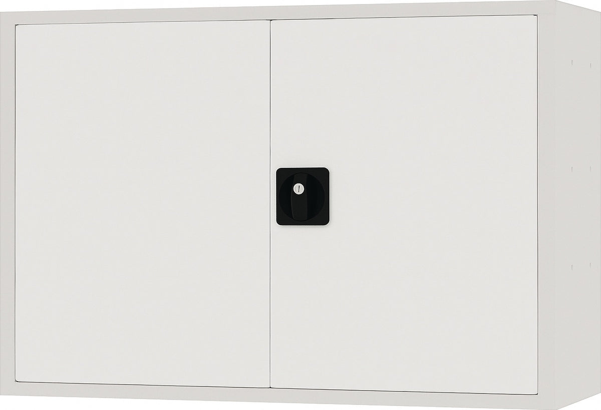 BEDRUNKA+HIRTH Hängeschrank 600x900x200 mm mit Vollblechtür, lichtgrau – Stahlblech, 1 Fachboden
