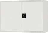 BEDRUNKA+HIRTH Hängeschrank 600x900x200 mm mit Vollblechtür, lichtgrau – Stahlblech, 1 Fachboden
