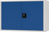BEDRUNKA+HIRTH Hängeschrank 600x900x200 mm mit Vollblechtür, lichtgrau – Stahlblech, 1 Fachboden