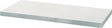 Fachboden B597xT165mm Stahlblech silber verzinkt für Wandhängeschrank BEDRUNKA+HIRTH