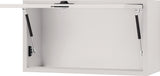 BEDRUNKA+HIRTH Hängeschrank 400x700x310 mm mit Vollblechtür, lichtgrau – Stahlblech, Klapptür mit Gasfeder