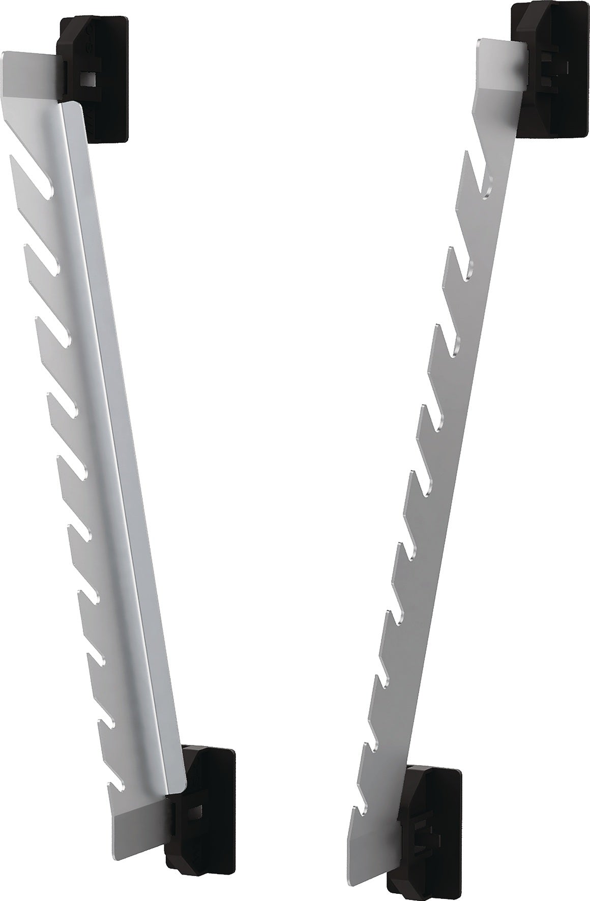 BEDRUNKA+HIRTH Schraubenschlüsselhalter SimplaClip H228xB76/152xT36mm für 10 Schlüssel, senkrecht, verzinkt