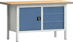 1 x 150, 2 x 175 mm / brillantblau, RAL 5007 / 1500 mm