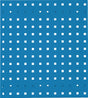 RASTERPLAN Lochplatte 450x500 mm himmelblau RAL 5015 – Stahlblech, 38 mm Lochabstand
