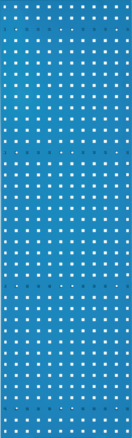 RASTERPLAN Lochplatte 450x500 mm himmelblau RAL 5015 – Stahlblech, 38 mm Lochabstand