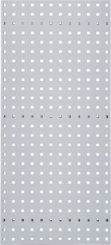 RASTERPLAN Lochplatte 450x500 mm himmelblau RAL 5015 – Stahlblech, 38 mm Lochabstand
