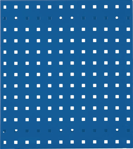 RASTERPLAN Lochplatte 450x500 mm himmelblau RAL 5015 – Stahlblech, 38 mm Lochabstand