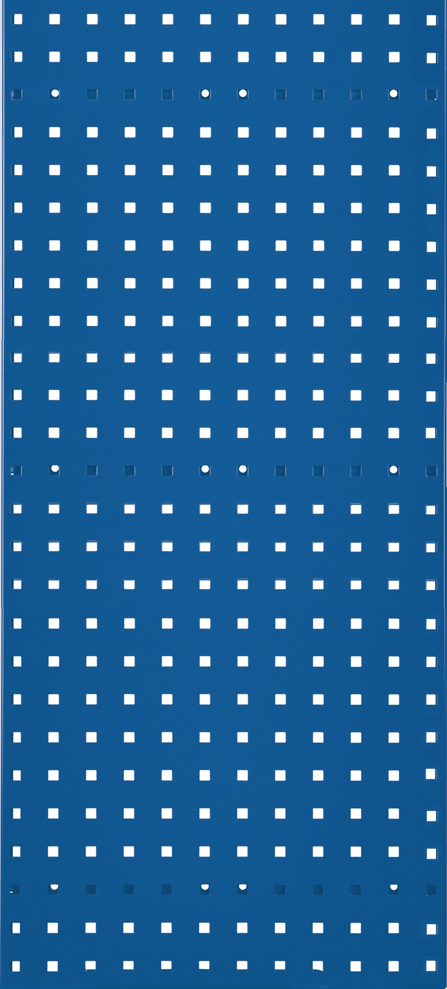 RASTERPLAN Lochplatte 450x500 mm himmelblau RAL 5015 – Stahlblech, 38 mm Lochabstand