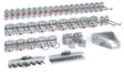 RASTERPLAN Werkzeughalter 40-teilig – 21 Haken, 9 Doppelhaken & 10 Halter für Lochplatten