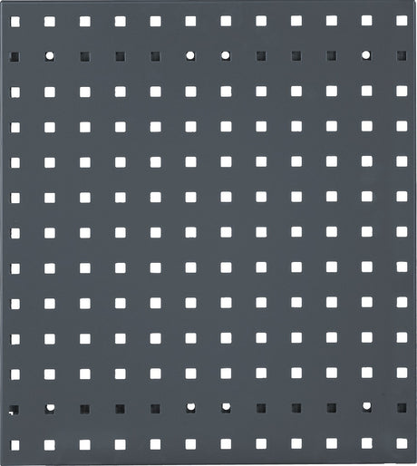 RASTERPLAN Lochplatte 450x500 mm himmelblau RAL 5015 – Stahlblech, 38 mm Lochabstand