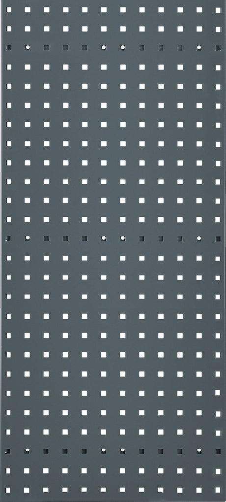 RASTERPLAN Lochplatte 450x500 mm himmelblau RAL 5015 – Stahlblech, 38 mm Lochabstand