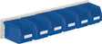 RASTERPLAN Sichtlagerkastenset 920x250x140 mm Stahlblech/Polyethylen blau