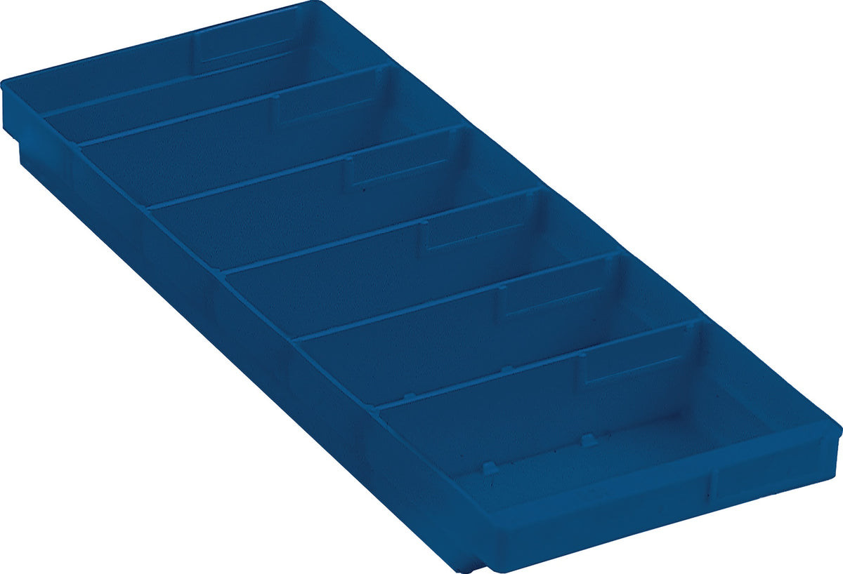RASTERPLAN Regalkasten 300x120x65 mm blau aus PP – variabel mit Trennwänden