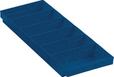 RASTERPLAN Regalkasten 300x120x65 mm blau aus PP – variabel mit Trennwänden