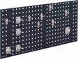 RASTERPLAN Lochplatte 450x1000 mm anthrazitgrau RAL 7016 12-teilig mit Werkzeughaltern