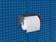 BOTT Papierrollenhalter für Lochplatten – 315 x 185 x 180 mm, Rollenbreite max. 260 mm, Rollen-Ø max. 280 mm