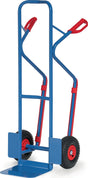 FETRA Stapelkarre 1300 mm mit Schaufel, Luftbereifung, 300 kg Tragfähigkeit