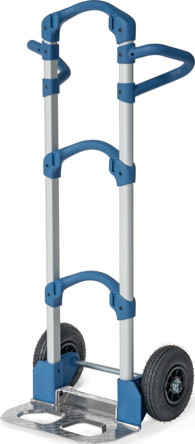 FETRA Transportkarre Wuppi mit klappbarer Alu-Schaufel, 200 kg Tragfähigkeit, Alu-Rohr