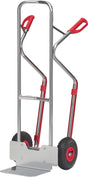 FETRA Stapelkarre 1300 mm Aluminium mit Luftbereifung und 200 kg Tragfähigkeit
