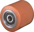 BS ROLLEN Gabelrolle PUR Nabenlänge 61,6 mm Radbreite 62 mm Ø 75 mm – Tragfähigkeit 470 kg