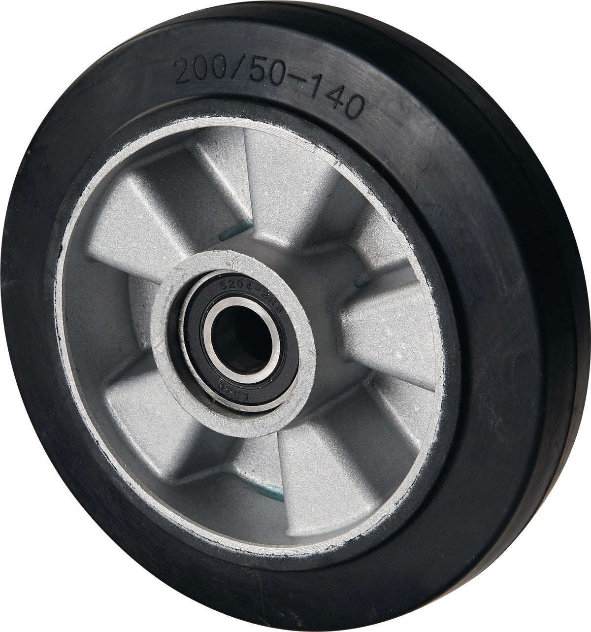 Columbus McKinnon Lenkrad Elastik-Vollgummi 200 mm Alu-Guss-Felge für Gabelhubwagen PFAFF