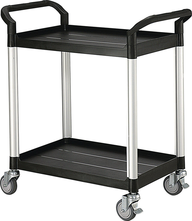 RUXXAC Tischwagen 2 Ladeflächen 250 kg – Leichter Transportwagen für Lager & Werkstatt