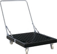ESB BASICline Rollplatte 108 mm Polypropylen 500 kg mit Schiebebügel – Transportroller