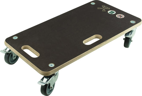 Transportroller Swift 200 kg MONDELIN – 575 x 290 mm, 4 Lenkrollen, Feststellbremse