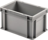 UNISTA Transportstapelbehälter L300xB200xH175mm, hellgrau, PP, geschlossene Wände, 7 l